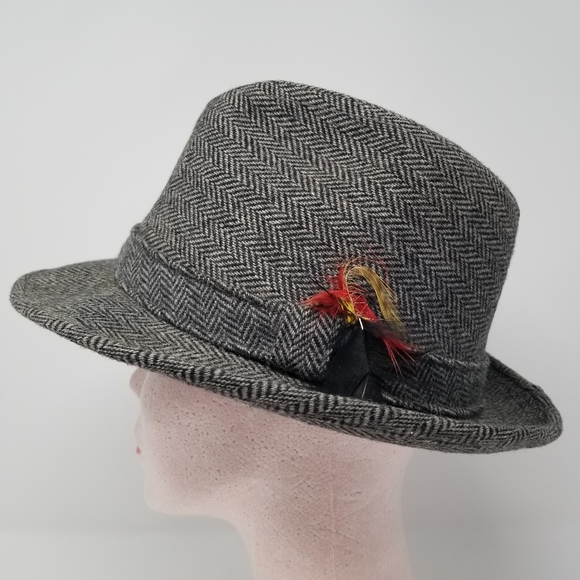 Vintage Other - Vintage Dobbs Fifth Ave New York Wool Tweed Fedora